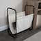 Household Essentials 20" Canvas & Metal Magazine Rack